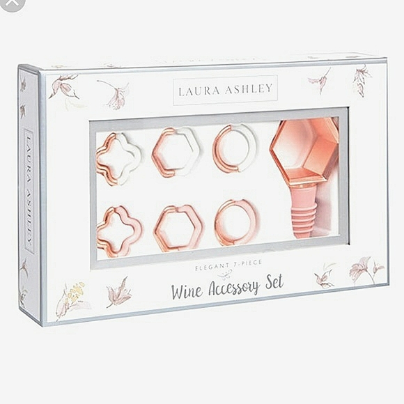 Laura Ashley Other Qty 6 Packs Laura Ashley Rose Gold 7 Piece Wine